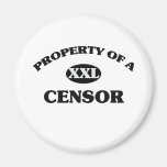 Property of a CENSOR Refrigerator Magnet
