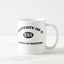 Property of a COMMERCIAL SOLICITOR Mugs