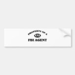 Property of a FBI AGENT Bumper Sticker