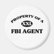 Property of a FBI AGENT Fridge Magnets