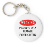 Property of a Female Firefighter Key Chain