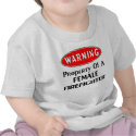Property Of A Female Firefighter t-shirts by bonfirefirefighters Property Of A Female Firefighter t-shirts