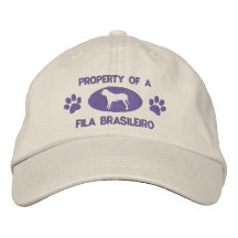 Property of a Fila Brasileiro Embroidered Hat