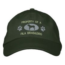 Property of a Fila Brasileiro Embroidered Hat