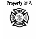 Property of a Firefighter t-shirts by bonfirefirefighters Property of a Firefighter t-shirts