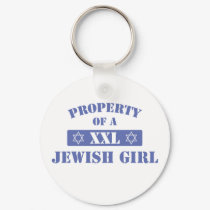 Property Of A Jewish Girl keychains