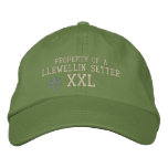 Property of a Llewellin Setter embroidered hats