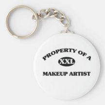 Property of a MAKEUP ARTIST Keychain