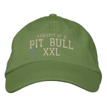 Property of a Pit Bull Embroidered Hat embroidered hats