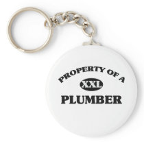 Property of a PLUMBER Keychain