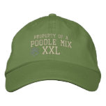 Property of a Poodle Mix Embroidered Hat