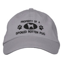 Property of a Pug Embroidered Hat