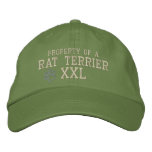 Property of a Rat Terrier Embroidered Hat