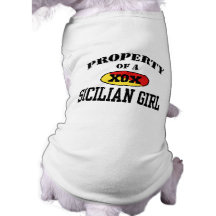 Property of a Sicilian Girl Doggie Shirt