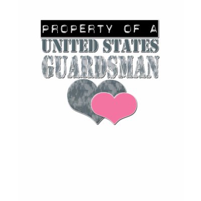Property Of A United States Guardsman T-shirt by silentranksshop