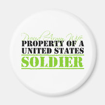 Property of a United States Soldier Magnet