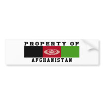 Property Of Afghanistan Bumper Stickers