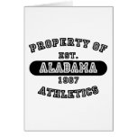 Property of Alabama shirts Greeting Card