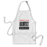 Property Of An Architect Aprons