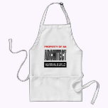 Property Of An Architect Aprons