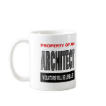 Property Of An Architect Mugs