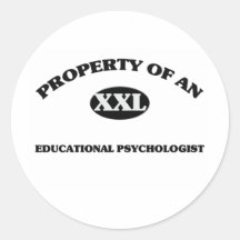 Property of an EDUCATIONAL PSYCHOLOGIST Sticker