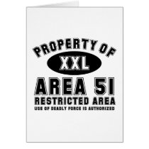 Property of Area 51 Greeting Cards