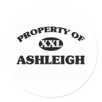 Property of ASHLEIGH Stickers