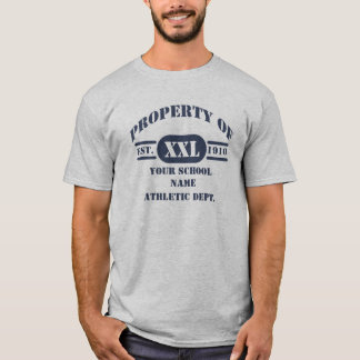 property of athletic department t shirt