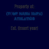 Property of: Athletics t-shirts