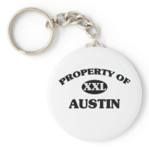 Property of AUSTIN Keychain