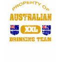 Property of Australian drinking team t-shirts by kongdesigns Property of Australian drinking team t-shirts