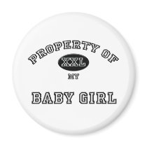 Property of Baby Girl magnets