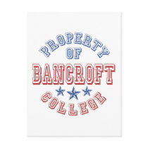 Property Of Bancroft College Postcards