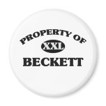 Property of BECKETT Magnet