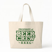 Property of Beer Crew - Green bags