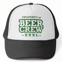 Property of Beer Crew - Green hats