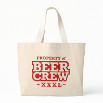 Property of Beer Crew - Red bags