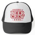 Property of Beer Crew - Red hats