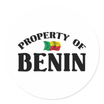 Property Of Benin Sticker