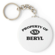 Property of BERYL Keychain