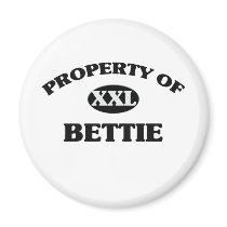 Property of BETTIE Fridge Magnets