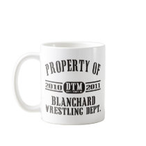 Property Of Blanchard Wrestling Mug