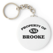 Property of BROOKE Keychains