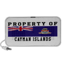 Property Of Cayman Islands iPod Speakers