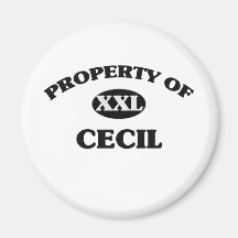 Property of CECIL Fridge Magnet