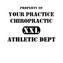Property of Chiropractic Athletic Dept. t-shirts