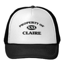 Property of CLAIRE Hat