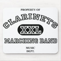 Property of Clarinets mousepads by MarchingBand Property of Clarinets mousepads