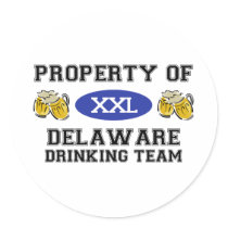 Property of Delaware Drinking Team stickers by dustin1175 Property of Delaware Drinking Team stickers